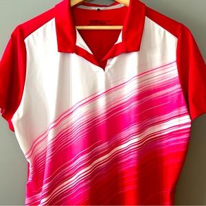 NIKE GOLF tour performance womens XL polo - dry fit
